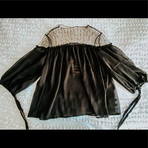 Never worn forever 21 black blouse